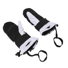 Kinder Skihandschuhe S Weiß Regenfest Plüsch Innenfutter
