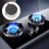 6Pcs Stove Knobs Replacement 8 Mm D Shaft Control  Knobs for Cooker Oven Gas Hob Switches Adapters 5
