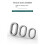 4Pcs Titanium Alloy  Keychain Connector Buckle Universal Connector Universal Ring Auxiliary Ring Fixed 3