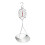 110 Lbs Large Display Hanging Scale with Scale Scoop Kitchen Dial Weight Scale Silver Industrial Spring Scales 7