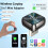 Wireless CarPlay Adapter&Android Auto Wireless Adapter, 5Ghz WiFi Type-C/USB Plug  Dongle CarPlay Wireless 5