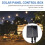1200mAh Solar Panel Control Box Kits Lithium Battery Panel for 3.7V 24V LED String Strip Lamp  Charging 2