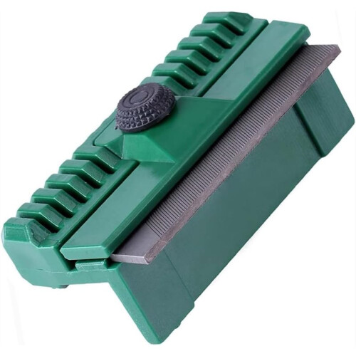 2 Pack Chainsaw Bar Dressing Tool, Solid Guide Bar Rail Dressers File Repairer Tool, Chain Saw Sharpener, 1
