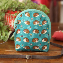 (Little hedgehog, 28) Hand embroidery diy material bag fabric embroidery fashion creative storage cosmetic bag