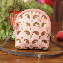 (Little hedgehog, 27) Hand embroidery diy material bag fabric embroidery fashion creative storage cosmetic bag