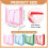 4 Pcs Scrapbook Paper Storage Organizer 4 Colors Translucent Plastic Scrapbook Organizer Document Storage Bag 8