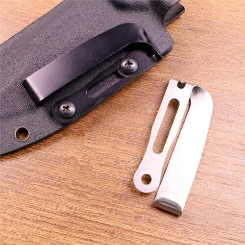 Stainless Steel Slotted Clip Belt Loop Clamp for Kydex Sheath 2