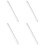 4 Pièces Décor Mural Transparent Résistant Huile Eau Pour Cuisine 4