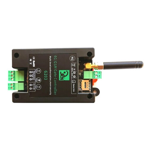 GSM 4G LTE Access Controller SMS APP Remote Control /Off Relay  for Automatic Sliding Swing Door Opener US 2