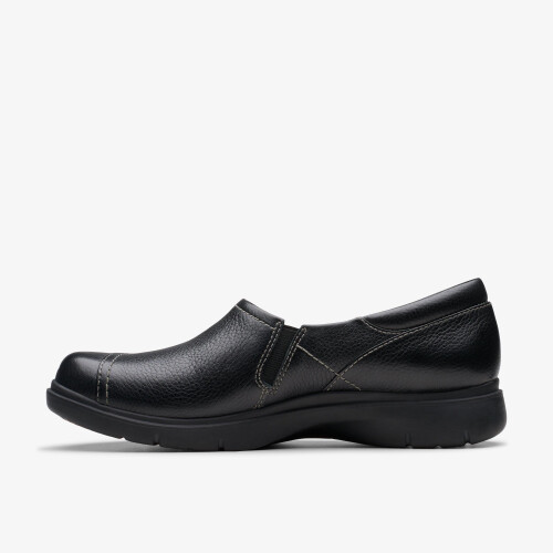 Clarks (Fit Type[Shoes], Shoe Size) Certina Ease Black Leather 2