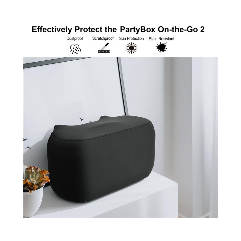 Txesign Stretchy Dust Cover For Partybox The Go 2 Speaker, Soft Protective Sleeve Speaker Cover With Elastic Band 6034124988191