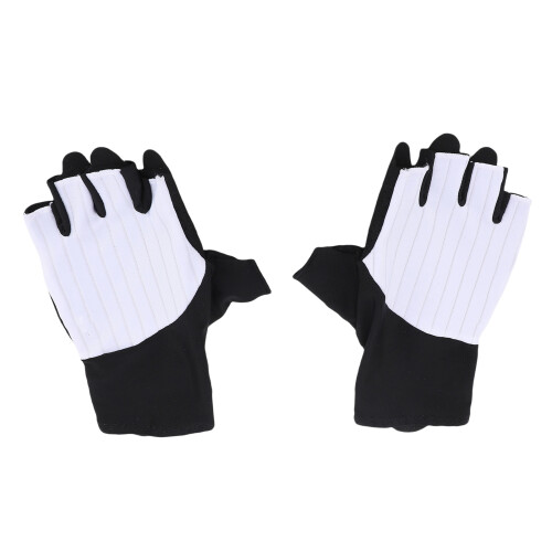 Halbfinger-Fahrradhandschuhe S - Stoff + Silikon