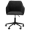 Beliani Desk Chair VENICE Velvet Black 2