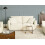 Beliani Sofa 3 Seater KUNES Fabric Light Beige 2