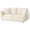 Beliani Sofa 3 Seater KUNES Fabric Light Beige 4
