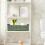 1 PC Decorative Round Paper Rope Storage Basket with Handle for Organizing, Green 6