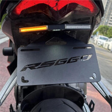 Foldable License Plate Holder for RS660 Tuono 660 V4 RSV4 1100 Motorcycle Tail Tidy Eliminator LED Light