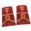 Security Guard Epaulettes Sewing On Fabric Patches-E. 1