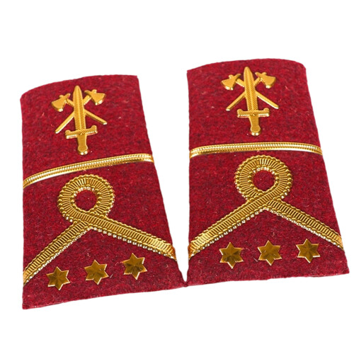 Security Guard Epaulettes Sewing On Fabric Patches-E.