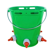 Commercial Grade Livestock Nursing Bucket 1/2/3-Green 5 mouths