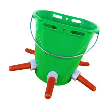 Multipurpose 8L Agricultural Milk Bucket Easyly-Green 5 mouths