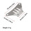 For  TT02 TT-02 1/10 RC Car Stainless Chassis Armor Kit Upgrade Front & Rear Protector 6