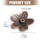 10Pcs Creative Flower Shape Aromatherapies Stick Burners-gold 4