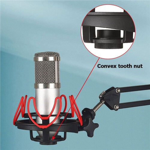 Microphone Shock Mount Adjustable Microphone Stand for ISKRM5 AT500 BM-700 Microphones 2