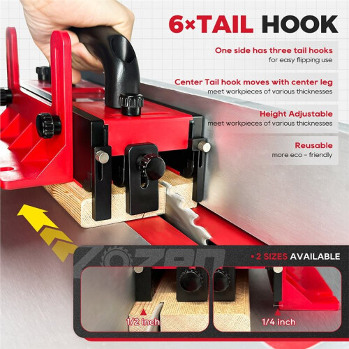 Table Saw Push Safety Pusher Block for Woodworking - Stable and Secure Tool 1