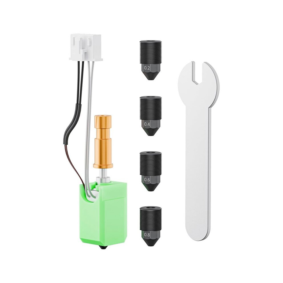 Upgraded Hotend Kit With 0.2/0.4/0.6/0.8Mm Hardened Nozzles For Kobra S1/S1 Combo 3D Printer Parts 6032963208425