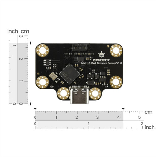 DFRobot 8x8 Matrix ToF 3D Distance Sensor Depth Cameras RP2040 I2C UART 3.5m Range for Robot Avoidance  Automation 2