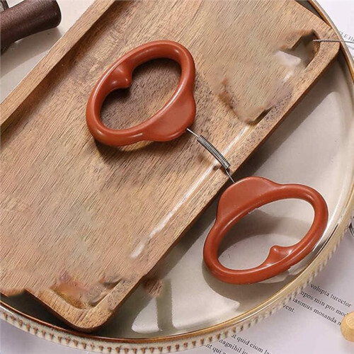 Pottery Wire Tool 4Pcs 1.57" Standard Clay Wire Cutter Cutting Pottery Tools with Plastic Handle 2