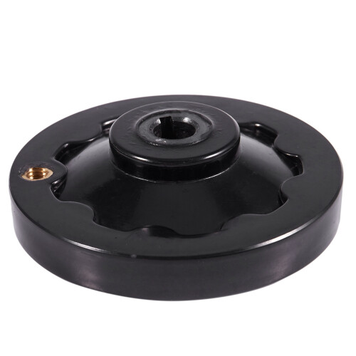 2X Handwheel with Rotating Handle, 10 x 80 mm 1