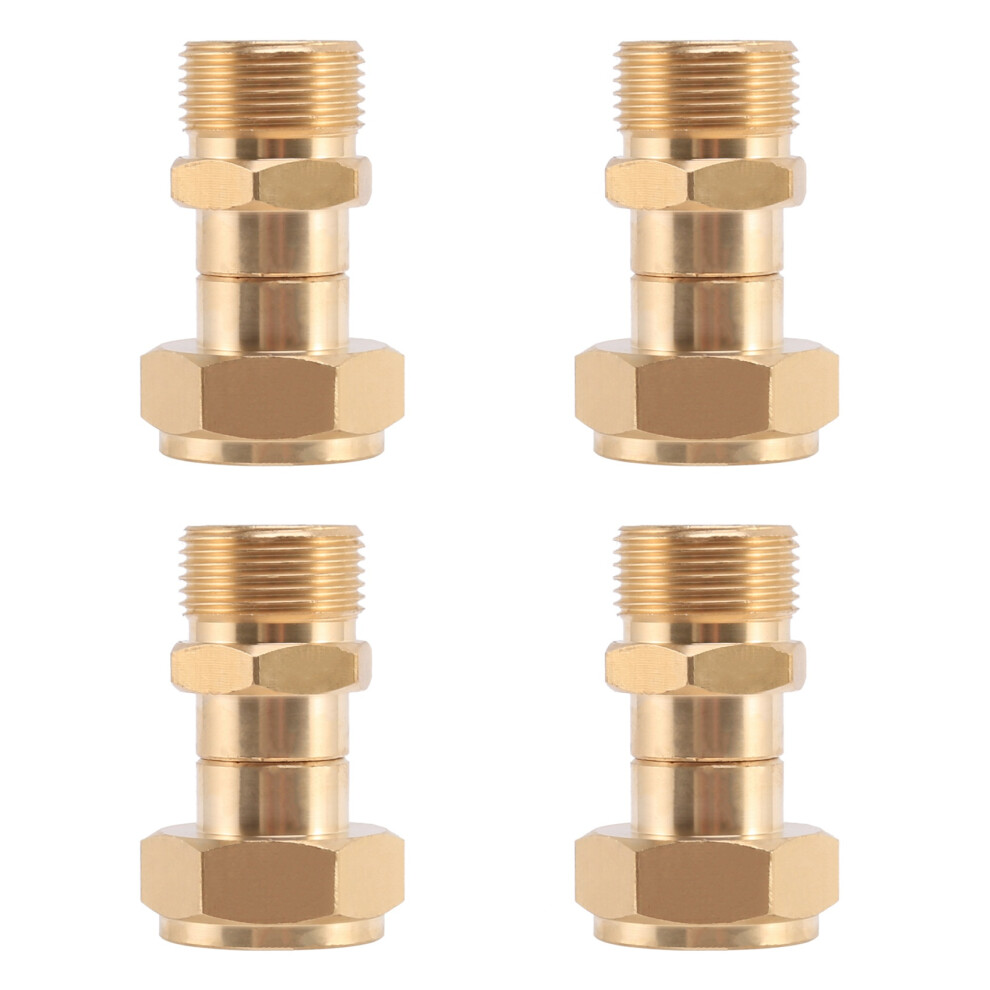 4X Pressure Washer Swivel Joint, Kink Free Gun To Hose Fitting, Anti Twist Metric M22 14Mm Connection, 3000 Psi 4711967961032