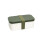 Microwave Safe Silicone Sealed Divided Food-Green single layer 1