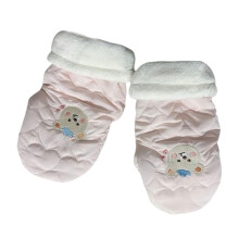 Outdoor Use Strollers Gloves Insulated Against Cold-Pink