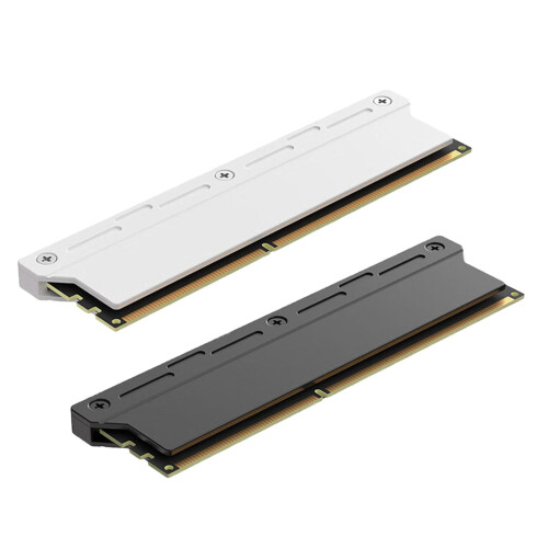 Memory Module Heatsink Cooling Heat Sink Aluminum-White 1