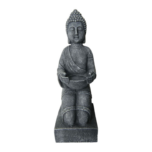Boeddhabeeld 43 cm, polyhars, weerbestendig 1