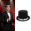 Comfortable Unisex Top Hat Breathable-Leucorrhea on black 3