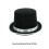 Comfortable Unisex Top Hat Breathable-Leucorrhea on black 4