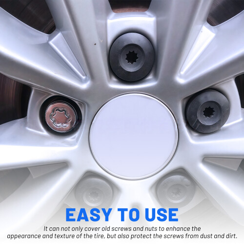 Automotive Accessory Wheel Bolt Caps for 2003-2020 Quick 2