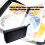 Large Capacity Zippered CDs Holder 80 Discs PU Materials With 7