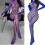 Long Sleeve Bodysuit Tights Open Back Detailing-sapphire1 3