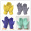 Gants de nettoyage polyvalents avec microfibre douce, gants-bleu 4