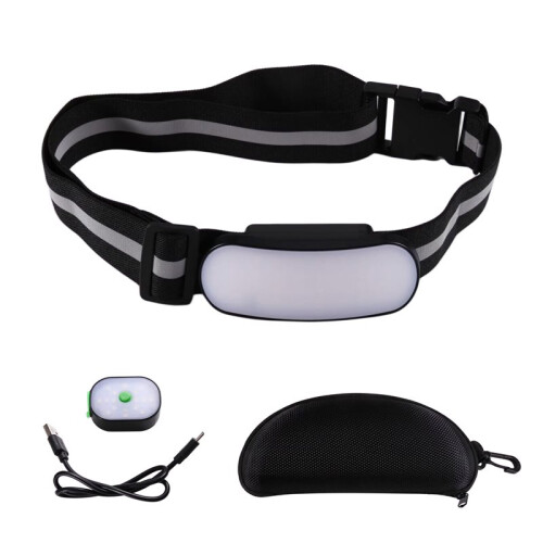 Fanny Pack Running Light Rechargeable 5 Modes Running Lights with Rear Red Light Waterproof Flashlight for Night Safety 1