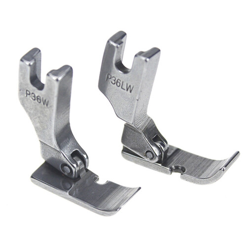 Pied-de-biche à plat robuste, 2 pièces, pour tissu-P36W 1