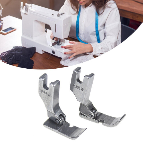 Pied-de-biche à plat robuste, 2 pièces, pour tissu-P36W 2