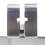 Pied-de-biche à plat robuste, 2 pièces, pour tissu-P36W 6