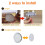 Single Under Cabinet LED Puck Lights Plug in, 3D Printer LED Lamp Kit 001 DIY USB Powered 5V Dimmable Touch 6