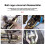 9 Holes Car Drive Shaft Disassembling Tool Assembly Universal Puller CV Joint Assembly Removing Tool 6